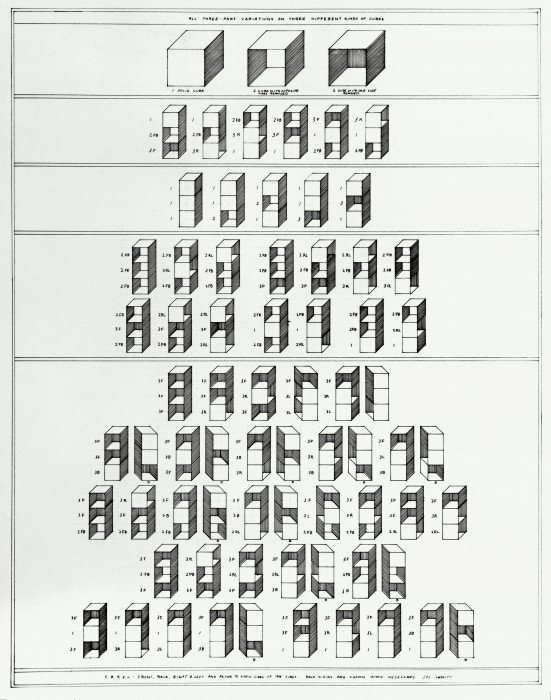 lewitt-all-three-part-variations-on-three-different-kinds-of-cubes-1969